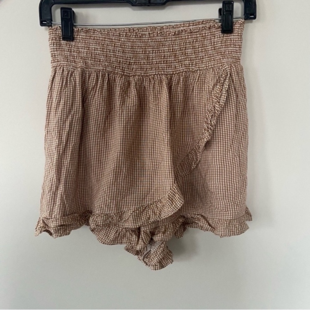 Boutique gingham shorts